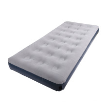 light gray single camping mattress inflatable mattress
